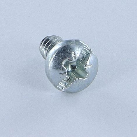 Vis tôle tête cylindrique bombée large POZI et fendu 4.8X13 Acier zingué-1 pièce