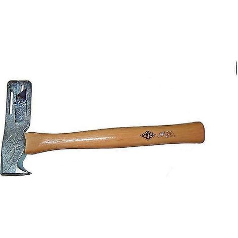 KS014 Hache de toiture magnétique, manche en bois, marteau à crochet, marteau à clous de tente, marteau à arracher les clous ( ) (1/5)