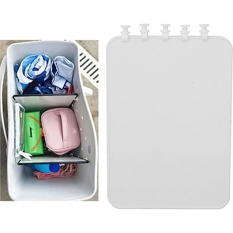Séparateur pour sac de plage, séparateur pour vêtements et en-cas, séparateur pour sac à main, accessoires, plateau de séparation, séparateur d'espace, Bogg Bag blanc (1/5)