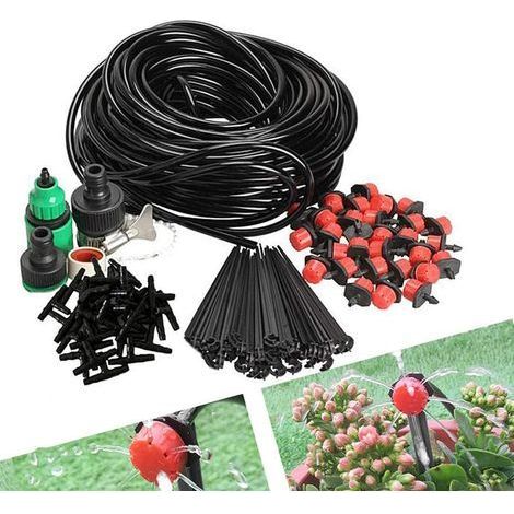 Kit irrigation goutte à goutte 25m – système automatique – jardin – arrosage serre / potager / pelouse (1/5)