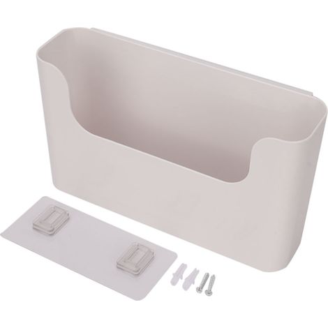 Etagere Murale De Rangement En Pp Pour Cuisine Et Salle De Bain Organiseur A Ventouse Sans Perçage Lot De 1 (1/5)