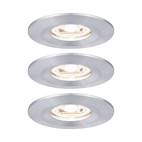 Paulmann 94305 EBL Nova mini Coin Lampada LED da incasso Kit da 3 4 W Alluminio (1/4)