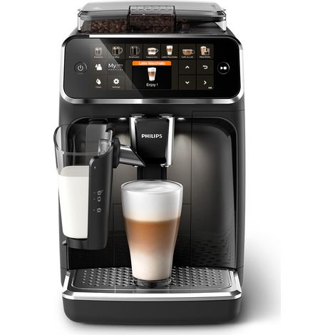 Philips 5400 Series Macchina da Caffè Automatica - Montalatte LatteGo, 12 Bevande, Display Intuitivo, 4 Profili Utente, Nero (EP5441/50) (1/5)
