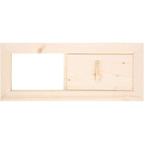 Hemlock Sauna Air Ventilation Panneau Ventilation Salle Sauna Air Vent Grille Équipement Accessoires Sauna Room (1/4)