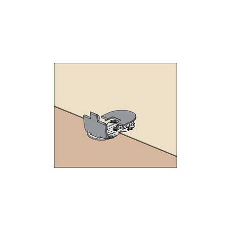 Charnière centrale pour meuble de largeur mini 900 mm Pacta avec cache finition noir métallisé mat