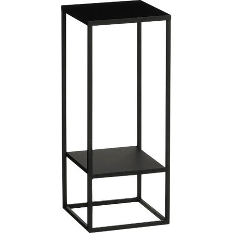 Mica Decorations Beistelltisch Eline 25 x 60 cm schwarz