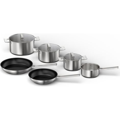 Set di pentole in acciaio inox da 6 pezzi - HEZ9SE060 - Bosch (1/5)