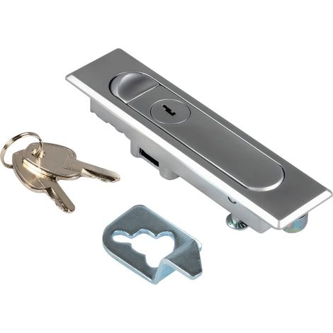 Serrure Avant métallique pour Armoire Rack 19" (1/4)