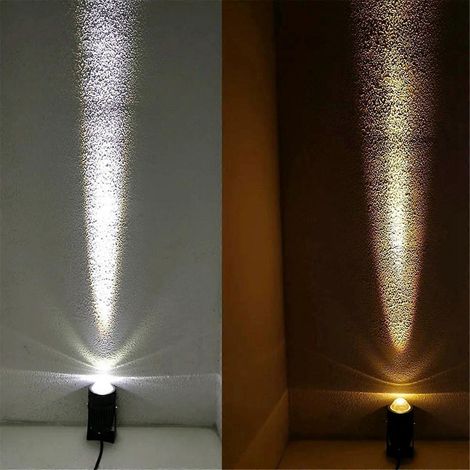 LED-Gartenwandstrahler für den Außenbereich, einstrahliger Strahl, weißes Licht