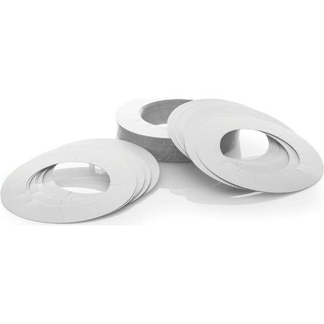 Lot de 100 collerettes de propreté pour pot de cire - Vivezen