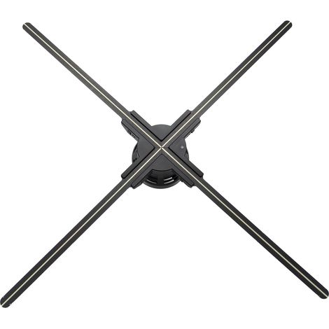 Hologramme 3D de 60cm avec Wi-FI et Bluetooth, Projecteur Hologramme 3D avec 720 LED, 2500 CD/m² et 1500 Vidéos 3D Gratuites,Projecteur Holographique 3D pour Expositions, Magasins, Centres Commerciau (1/5)