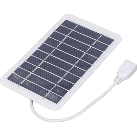 Chargeur solaire portable d'extérieur pour appareil photo, téléphone portable et batterie externe 2W 5V (1/5)