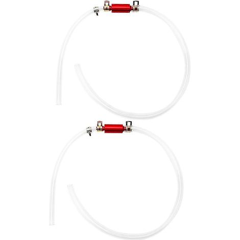 Kit de purge de freins universel pour moto et voiture (1 paire de tuyaux de purge 6 mm, résistants et fiables, avec clapet anti-retour). (1/5)