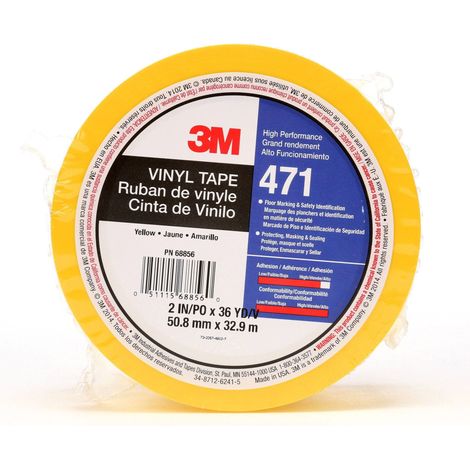 3M 471G50IW Ruban adhésif PVC jaune (L x l) 33 m x 50 mm 1 pc(s) (1/4)