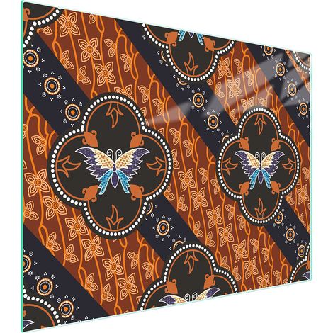 Glasschneidebrett 52x40 Schmetterling (1/5)