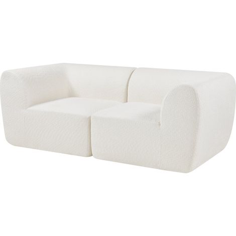Divano/poltrona componibile 2 posti colore crema 030009149