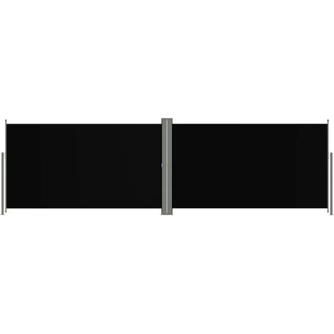 Tendalino laterale retrattile 180 x 600 cm nero 020007443