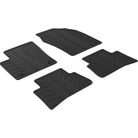 Set tappeti su misura in gomma - compatibile per Toyota C-HR (12/1611/23)