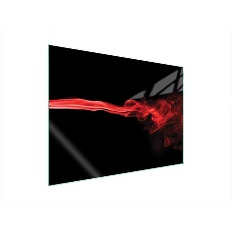 PIASTRA PROTETTIVA IN VETRO PER STUFA 70x52 NERO (1/5)