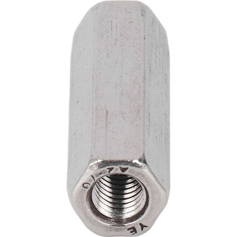 Lot de 10 écrous de liaison hexagonaux kit connexion acier inox 304 visserie industrielle M8x1.25 13 L45mm (1/5)