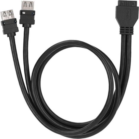 Câble USB 3.0 19/20 Broches pour Panneau Avant de Carte Mère avec Pieds Fixes (0.6 m)