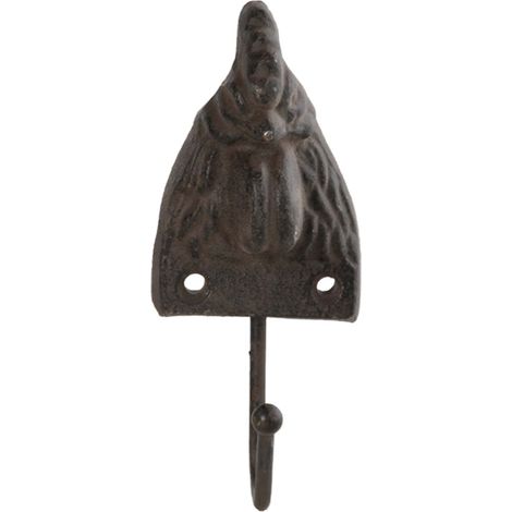 Esschert Design Haken Hahnenkopf 11,9 cm - Gusseisen