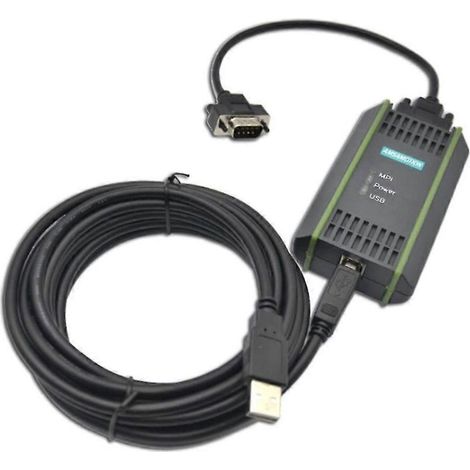 AMSAMOTION USB-Programmierkabel für Siemens S7-200/300/400 speicherprogrammierbare Steuerungen (RS485, Profibus, MPI, PPI) – Ersetzt die Teilenummer 6ES7972-0CB20-0XA0 (1/5)