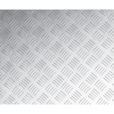 vidaXL Nez de marche 4 pc 60 x 50 cm Argenté Aluminium Rectangulaire
