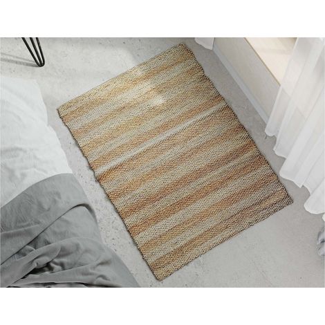 Rechteckiger Jute-Teppich - Boho Bali - 100x120 CM