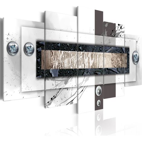 Quadro - Equilibrio del bianco - 200x100 (1/4)