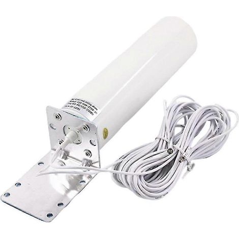 Antenne Wi-Fi 4G LTE 12 dBi omnidirectionnelle mâle 5 m double câble 2,4 GHz pour routeur B315 E8372 E3372 (1/5)
