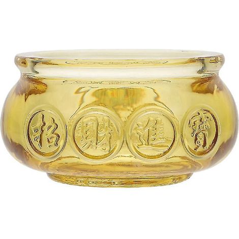 1 Stück goldene dekorative Schale (1/3)