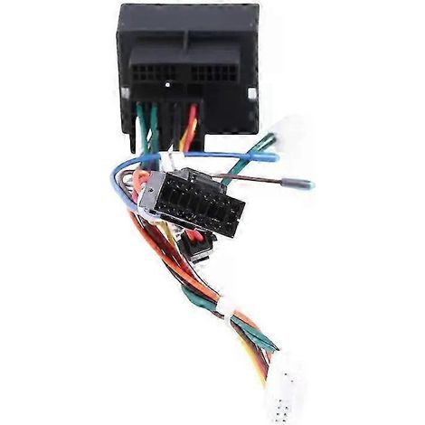 Schwarzes Radio-Stromkabel mit CAN-Bus-Box, passend für Opel Astra H und Zafira B, Stromkabelbaum, passend für Android-Autoradios, Einbauadapter JXLGV (1/5)