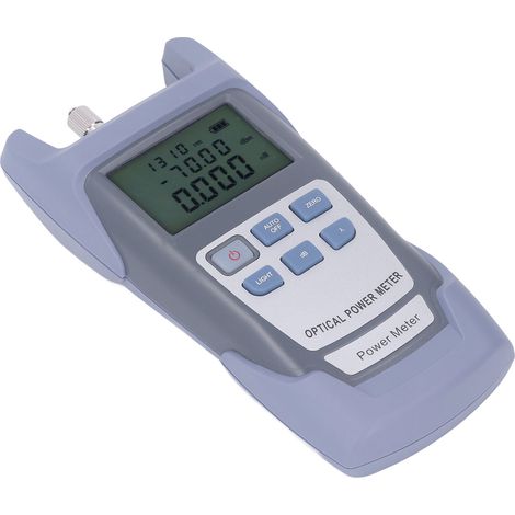 Kit outil testeur fibre optique avec photomètre -70-10dBm adaptateur FC SC et cliveuse 125µm 10mm 12 brins (1/5)