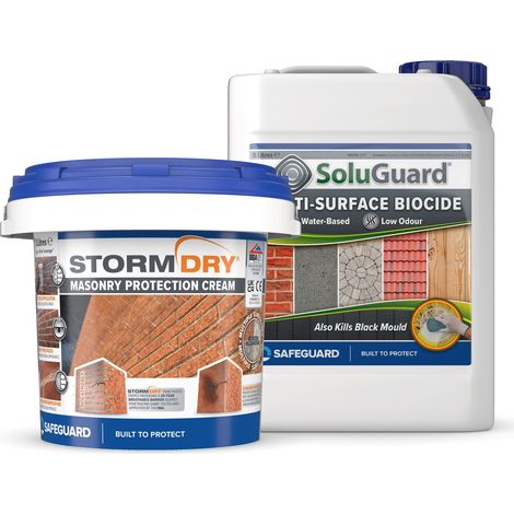 Stormdry Cream 3 Litres and Soluguard Biocide (1/2)