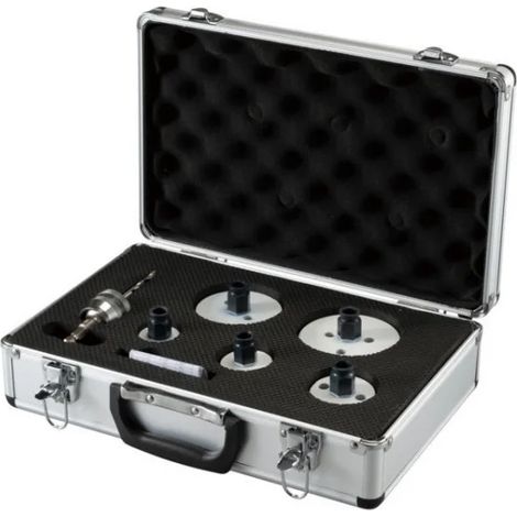 Makita E-15805 Seghe a tazza Ezychange in valigetta per elettricisti 7 Pz. (1/2)