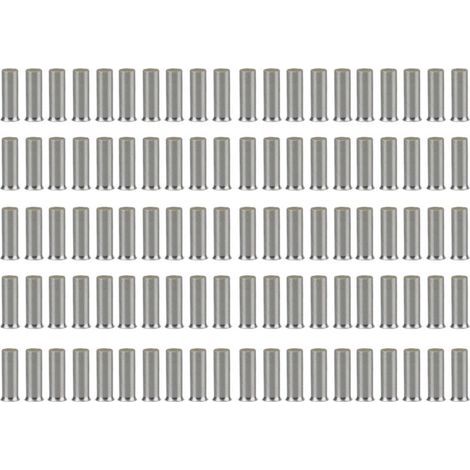 100 pièces de bornes à sertir étamées en cuivre pour câbles électriques 6mm², connecteurs à broches EN6018 (1/5)