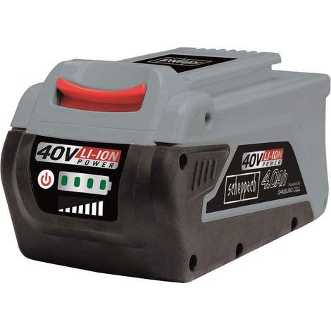 Batteria al litio 4,0 ah 40v Scheppach bps4.0-40li