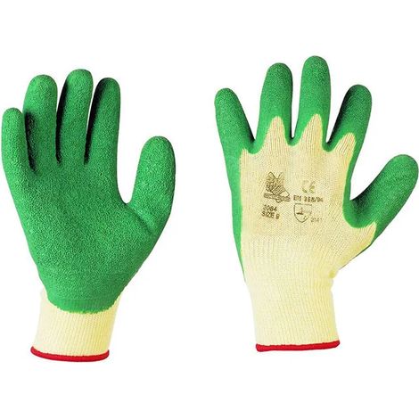 GUANTO LATTICE VERDE SUPP. COTONE