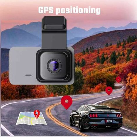 Auto-WLAN-Dashcam, hochauflösendes Nachtsichtgerät mit elektronischer Hundefunktion, All-in-One-Rückfahrkamera mit Dual-Objektiv und DVR (1/4)