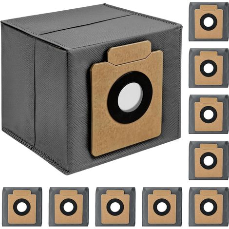 10er-Pack Staubbeutel für X8 Pro/X10 Pro Omni, kompatibel mit Eufy Saugrobotern, große 2,5-Liter-Einwegbeutel, 3-lagig für optimalen Schutz vor Rissen (1/5)
