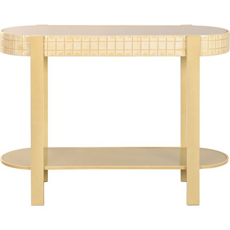 Consola Metal Cristal Templado 112X40X81,5 Mosaico (1/5)