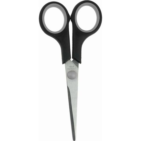 Tijeras DEDRA 140 mm - Acero inoxidable, mangos de goma