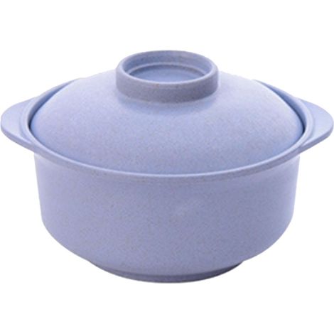 Bols à ramen anti-brûlure, polyvalents, faciles à nettoyer, pour nouilles instantanées, maison, dortoir, étudiant. (1/5)
