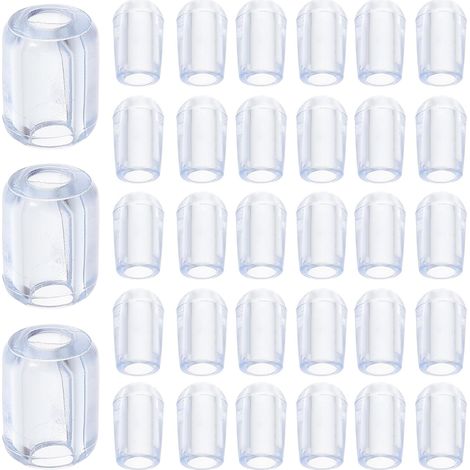 Protections pieds de grille d'évier 80 pièces en PVC transparent 4 (1/5)