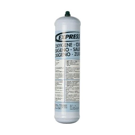 Bouteille d'oxygène jetable 60L – Pression 60 bar – Compatible avec pistolets à air chaud et chalumeaux – Utilisation sécurisée