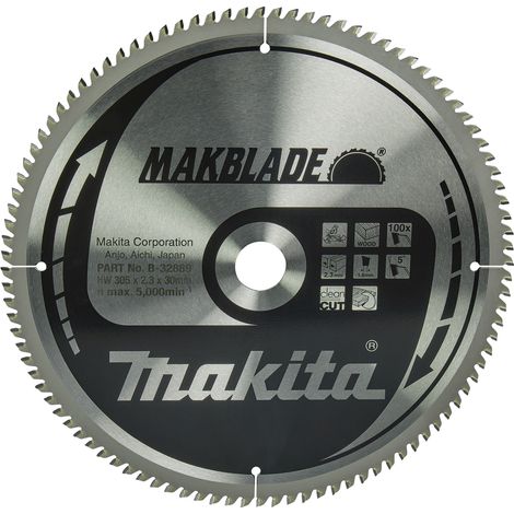 Makita B-32889 Lama Sega Circolare Makblade TCT 305 x 30 mm 100T Legno (1/2)