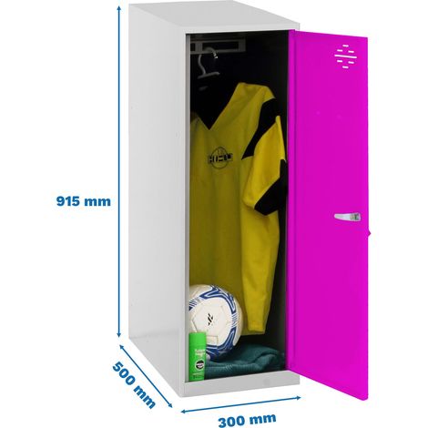 Simonrack Moderner Schrank-Casier Grau und Rosa