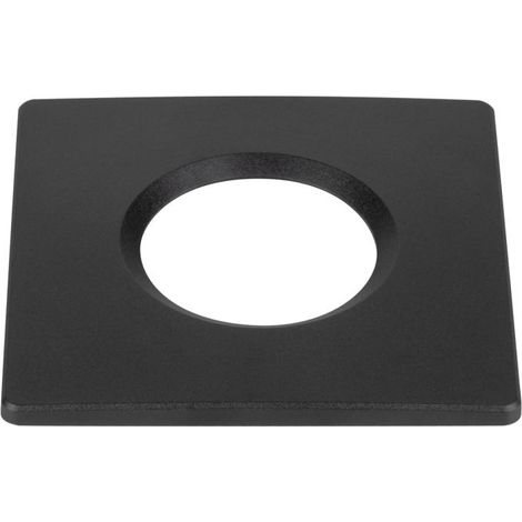 Collerette UNIVERSAL DL fixe carré noir IP65 et RE2020 associé à ref 1008065 - SLV - 1008096