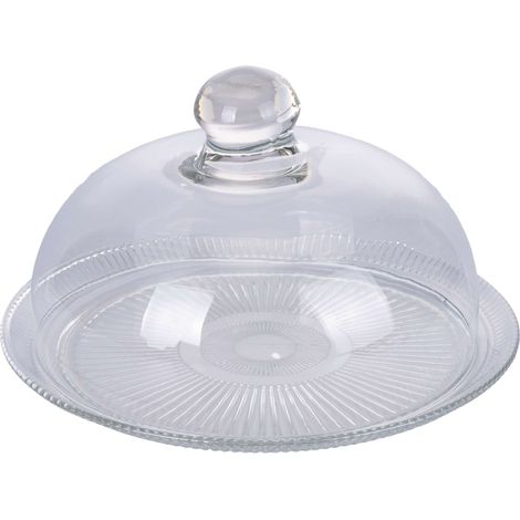 PIATTO TORTA CON CAMPANA 30 CM SET 2 PZ (1/5)